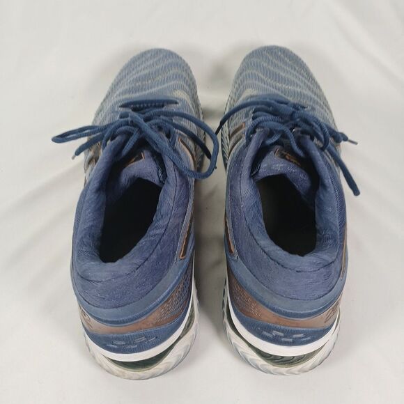 Asics Mens Gel Nimbus 22 Blue Orange Running Shoes Size 12 Athletic Trainers - Picture 5 of 12